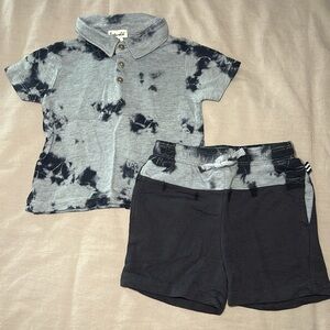Splendid 2-Piece Tie Dye Set for Baby Boy, 3-6M